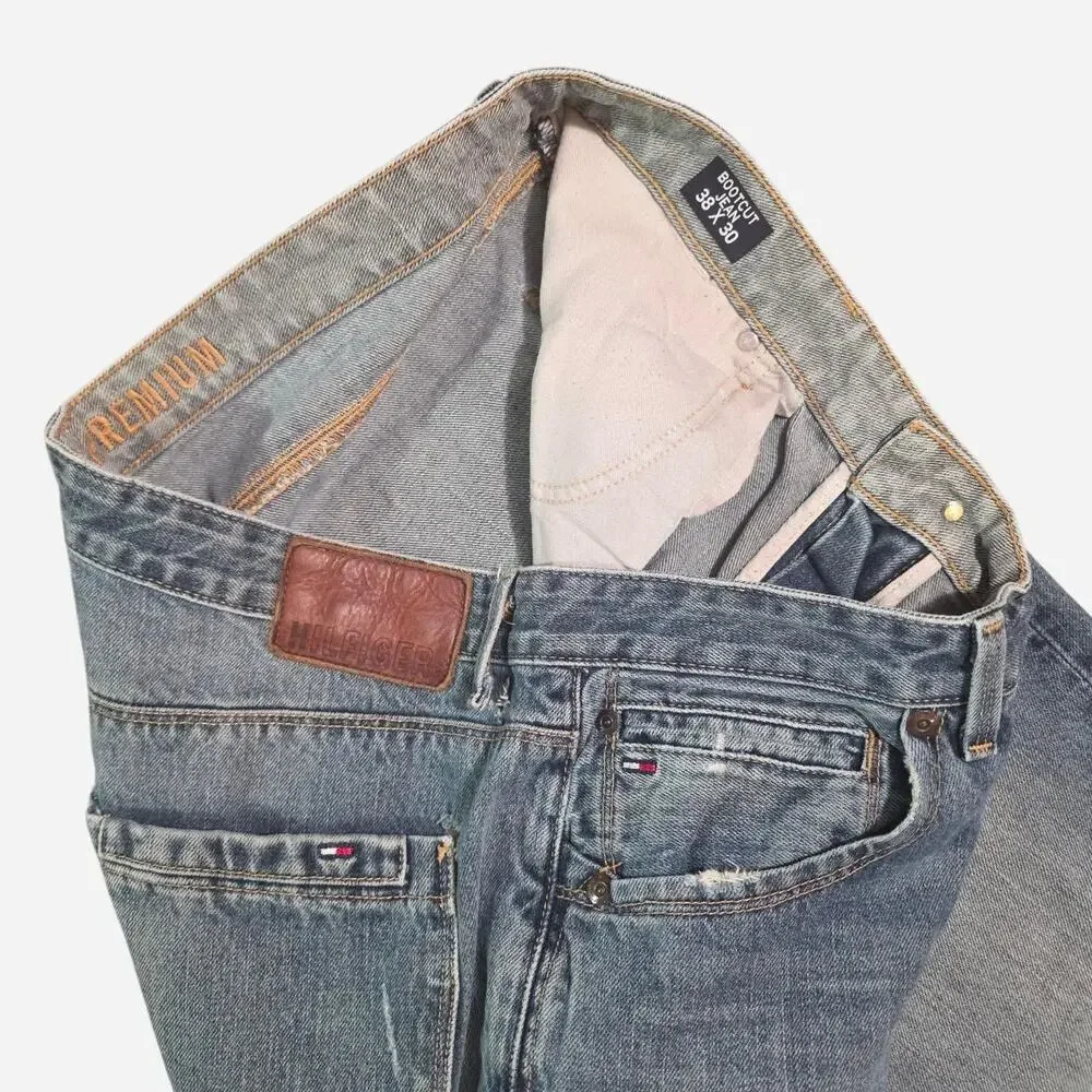 Y2K Tommy Hilfiger Premium Boot Cut Denim Jeans (38x30)
